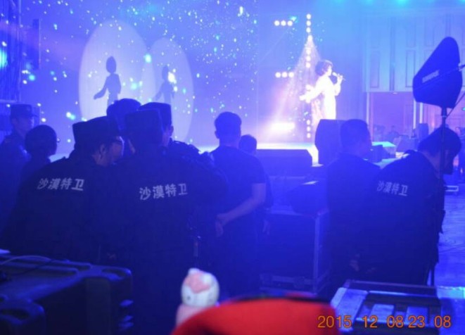 蔡琴、東來(lái)東往演唱會(huì)護(hù)衛(wèi)
